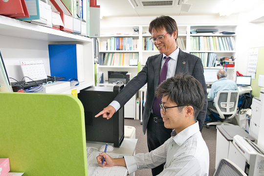 若手の育成、技術水準の向上イメージ